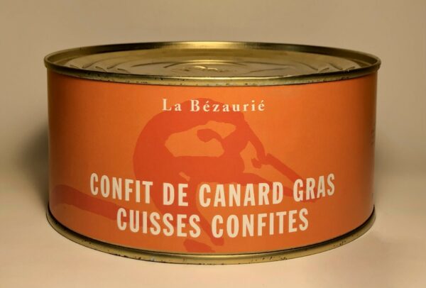 Confit de canard gras la bezaurié