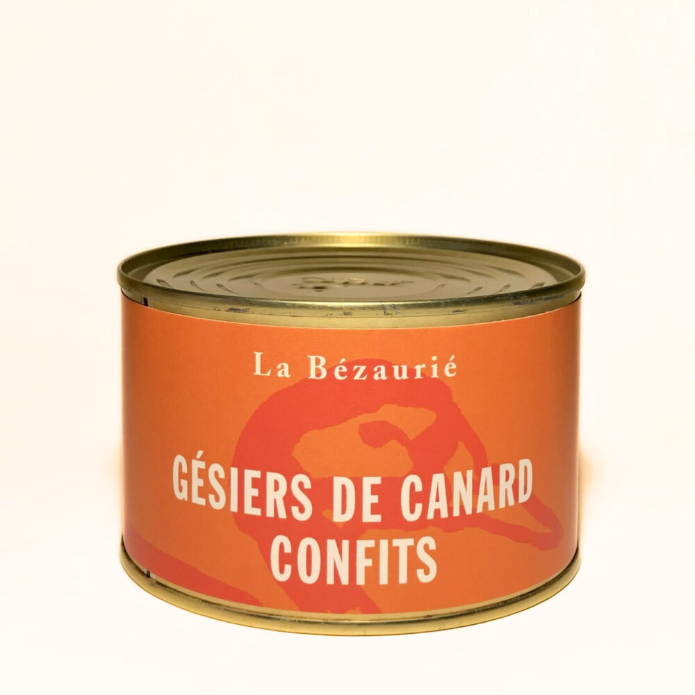 Gésiers de canard confits